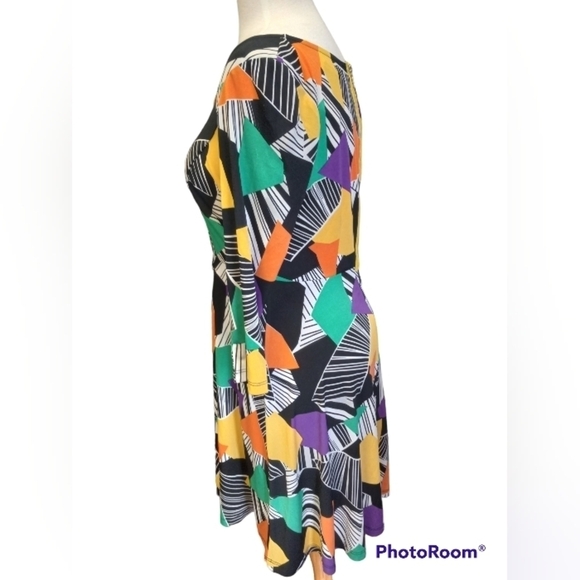 Ema & Michelle Multi Color Retro Midi - Picture 4 of 6